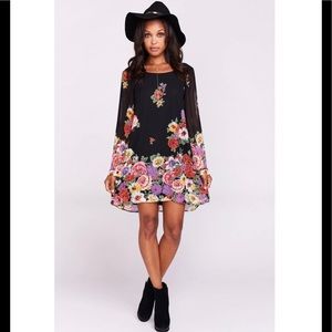 New! Show Me Your Mumu • Bombshell Bell Sleeves Mini Dress • Retail $149 •S